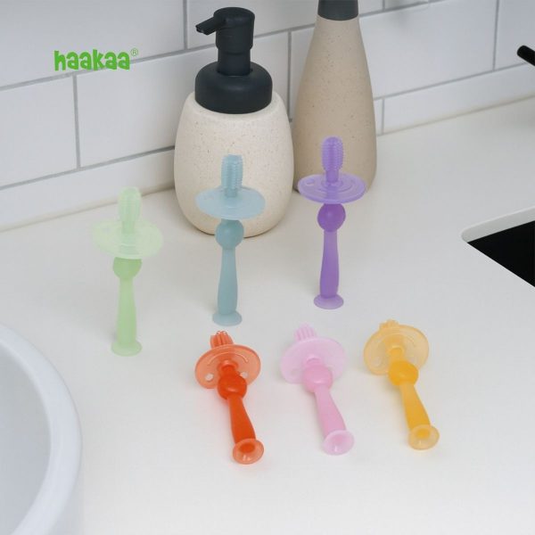 Haakaa 360° Silicone Toothbrush แปรงสีฟันซิลิโคน - Image 5