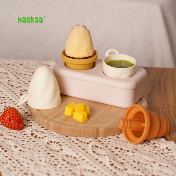 Haakaa Freeze-N-Sip Ice Cream Mould Set พิมพ์ทำไอศกรีมซิลิโคน - Image 5