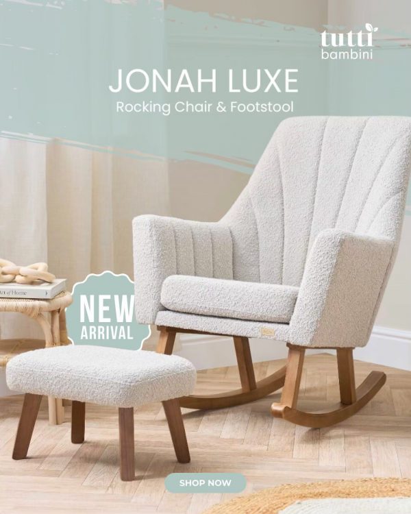 Tutti Bambini Jonah Luxe Rocking Chair & Footstool เก้าอี้โยกให้นม - Image 2