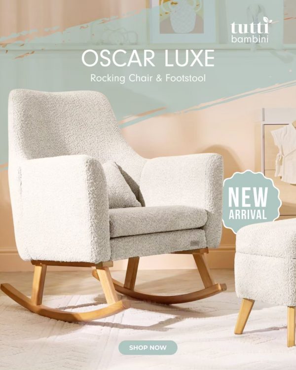Tutti Bambini Oscar luxe Rocking Chair & Footstool เก้าอี้โยกให้นม - Image 2
