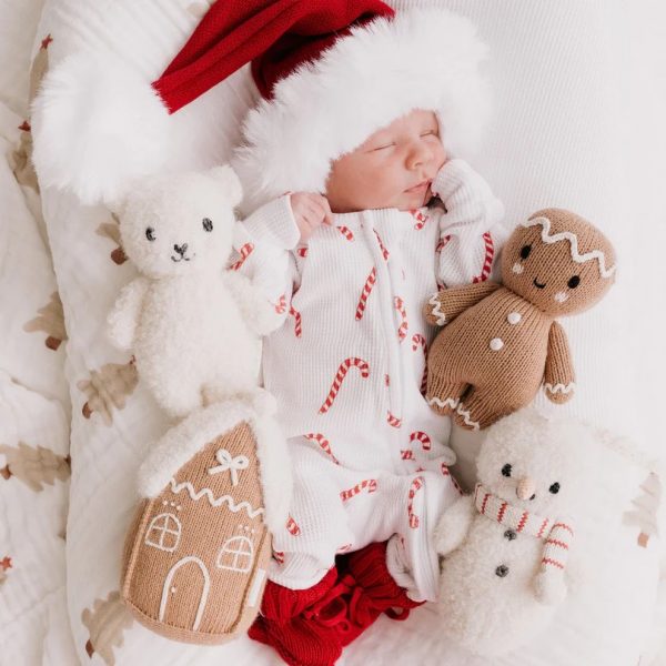 Baby snowman (candy cane stripe) 7 inch - Image 6