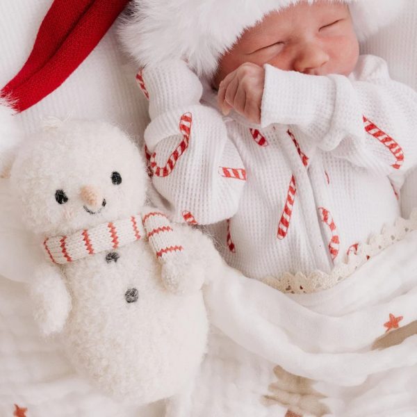 Baby snowman (candy cane stripe) 7 inch - Image 5