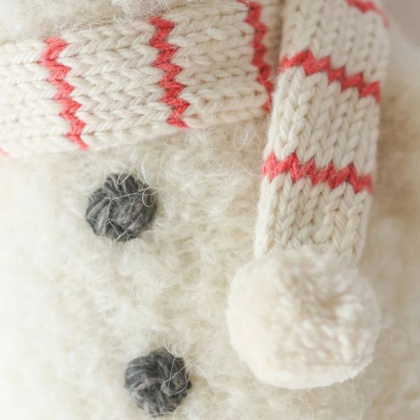 Baby snowman (candy cane stripe) 7 inch - Image 3