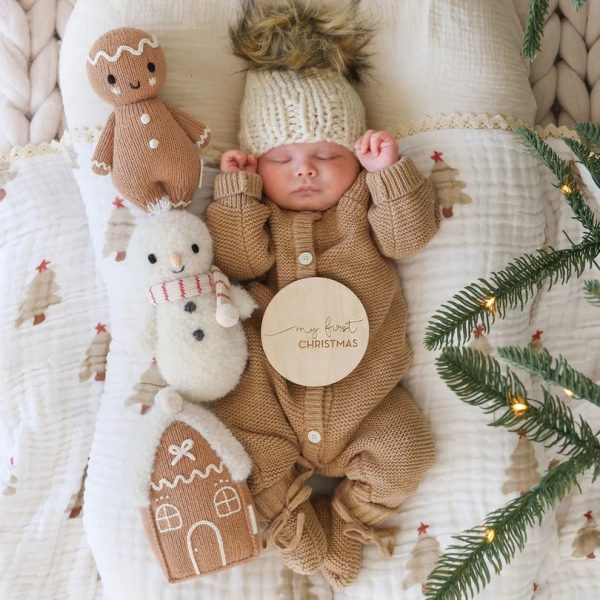 Baby snowman (candy cane stripe) 7 inch - Image 2