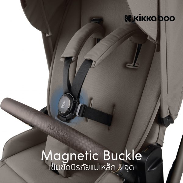 Kikkaboo Goya Platinum 2in1 รถเข็นเด็ก Full-Size พร้อมเปลเด็กพับได้ - Image 6