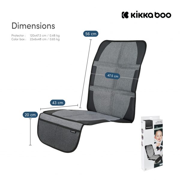 Kikkaboo Car Seat Protector แผ่นรองคาร์ซีท - Image 4