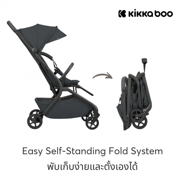 Kikkaboo Goya Cabin รถเข็นเด็ก พับเล็ก ขึ้นเครื่องได้ - Image 10