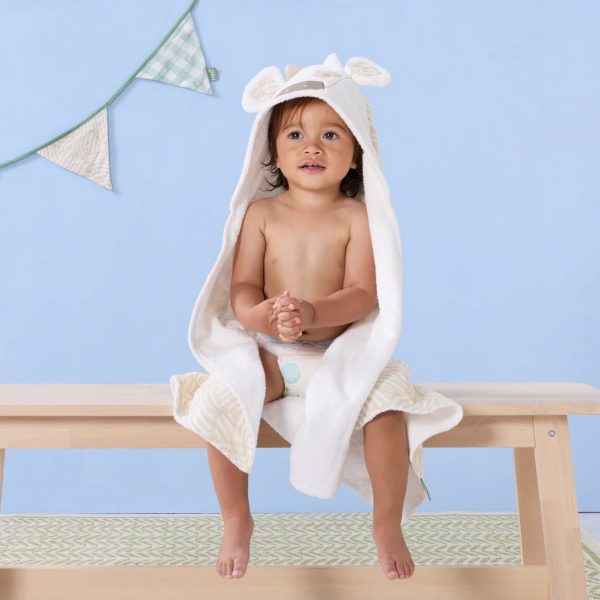 Tutti Bambini Hooded Towel ผ้าขนหนูคลุมหัวสำหรับเด็ก เนื้อผ้านุ่ม ซึมซับน้ำได้ดี ซักเครื่องได้ - Image 5