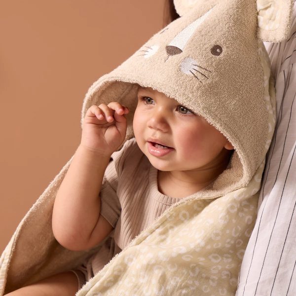 Tutti Bambini Hooded Towel ผ้าขนหนูคลุมหัวสำหรับเด็ก เนื้อผ้านุ่ม ซึมซับน้ำได้ดี ซักเครื่องได้ - Image 6