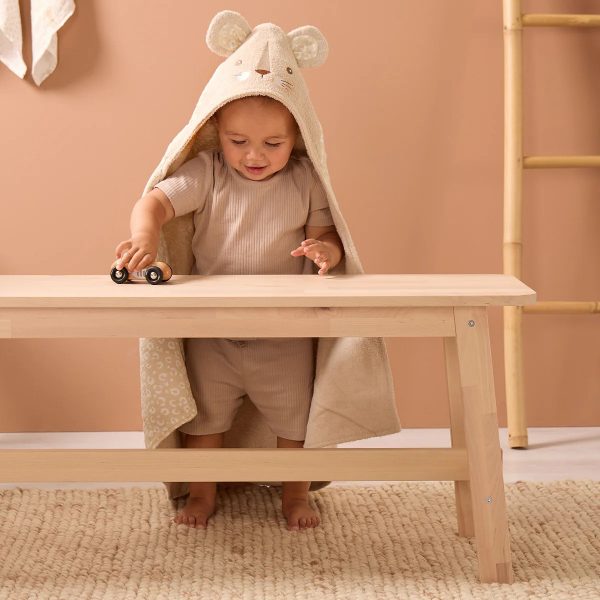 Tutti Bambini Hooded Towel ผ้าขนหนูคลุมหัวสำหรับเด็ก เนื้อผ้านุ่ม ซึมซับน้ำได้ดี ซักเครื่องได้ - Image 7