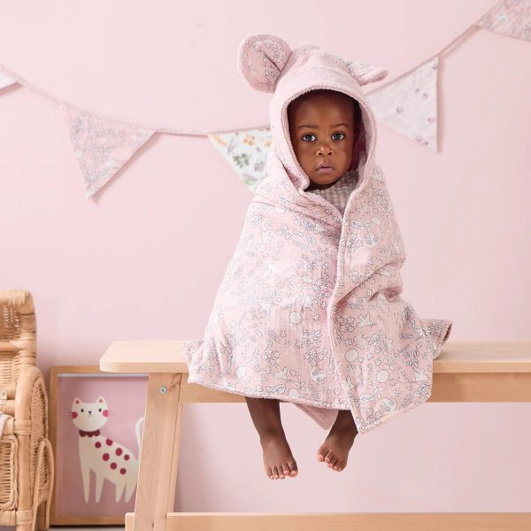 Tutti Bambini Hooded Towel ผ้าขนหนูคลุมหัวสำหรับเด็ก เนื้อผ้านุ่ม ซึมซับน้ำได้ดี ซักเครื่องได้ - Image 9