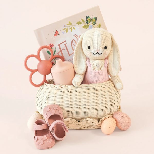 Little Briar the bunny (peony pink) 13 inch - Image 4