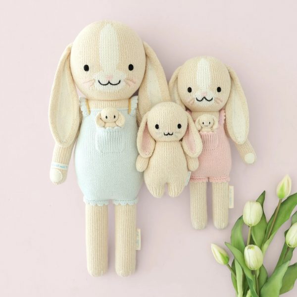 Little Briar the bunny (peony pink) 13 inch - Image 5