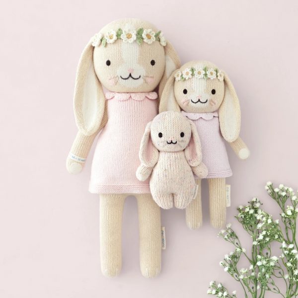 Little Hannah the bunny (lavender) 13 inch - Image 6