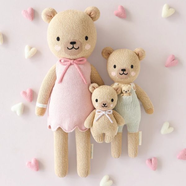 Baby honey bear (Lavender bow) 7 inch - Image 7