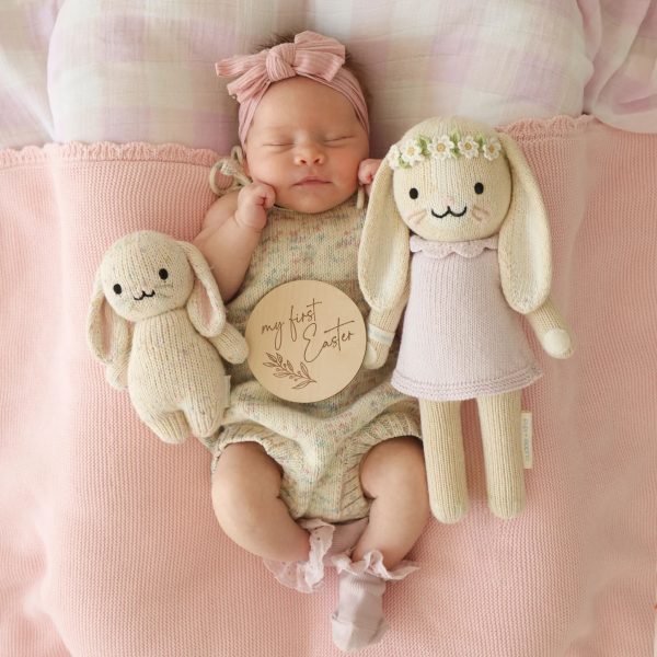 Little Hannah the bunny (lavender) 13 inch - Image 4
