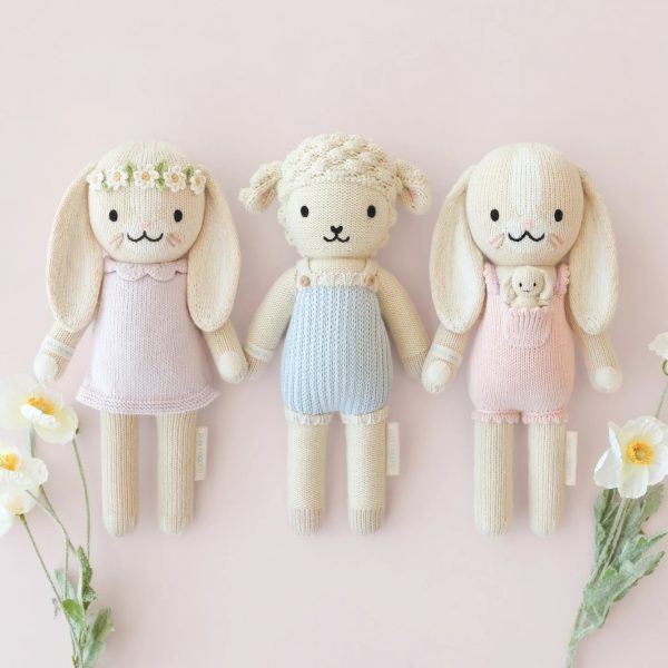 Little Hannah the bunny (lavender) 13 inch - Image 3