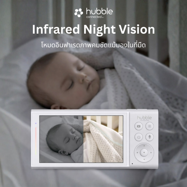 Hubble กล้องเบบี้มอนิเตอร์ GoBaby AI Portable Pro - Image 6
