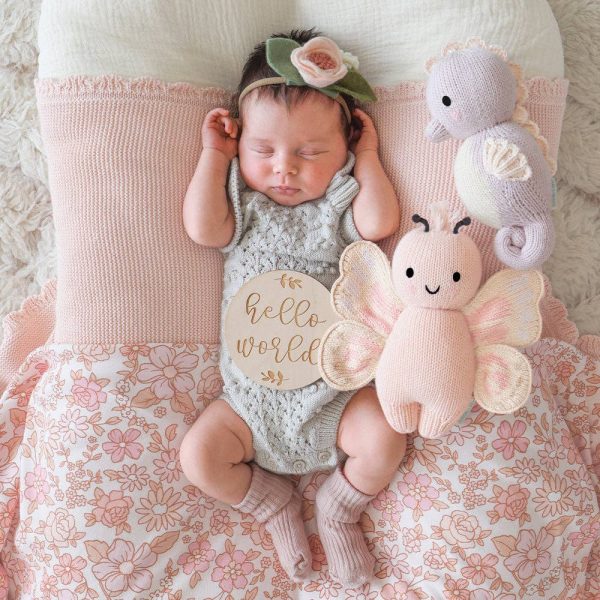 Baby butterfly (petal pink) 7 inch - Image 2