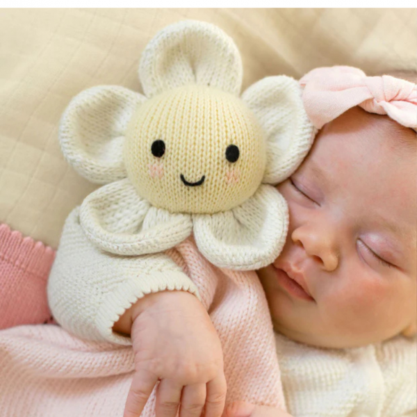 Baby daisy lovey (ivory) - Image 2
