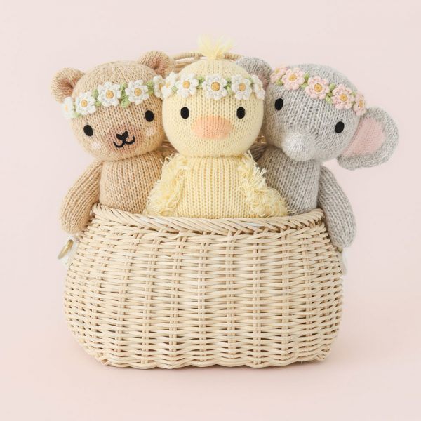 Baby honey bear (flower crown) 7 inch - Image 7