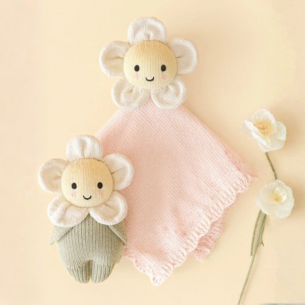 Baby daisy lovey (ivory) - Image 5