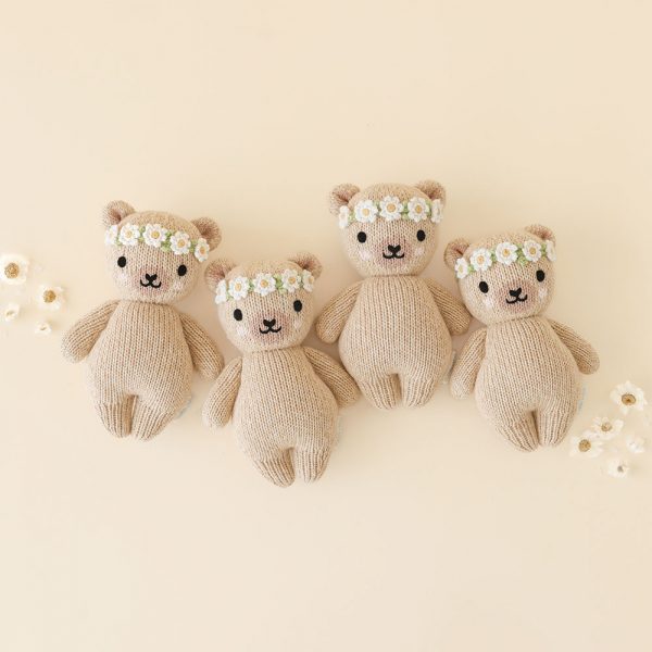 Baby honey bear (flower crown) 7 inch - Image 5