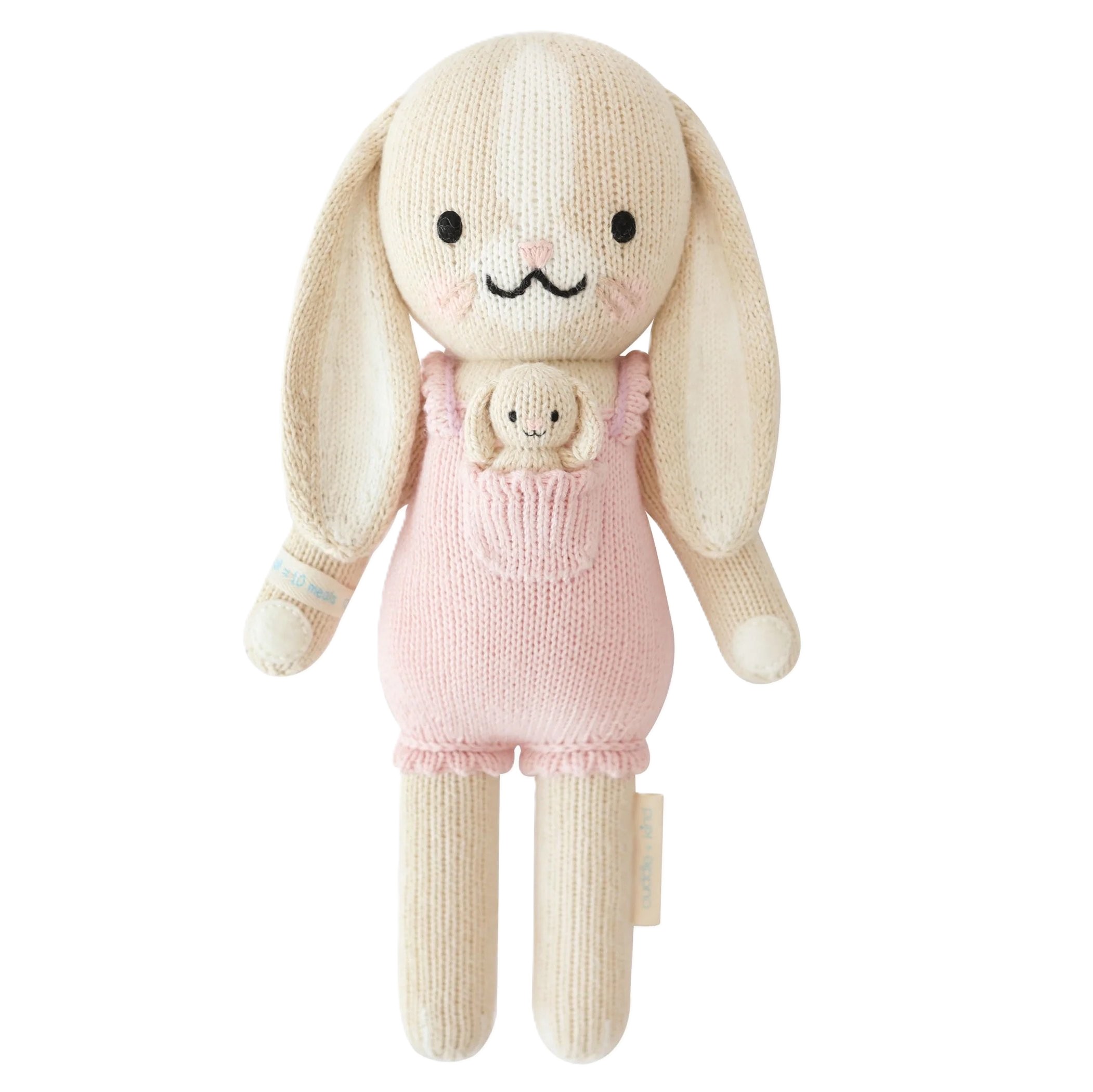 Little Briar the bunny (peony pink) 13 inch