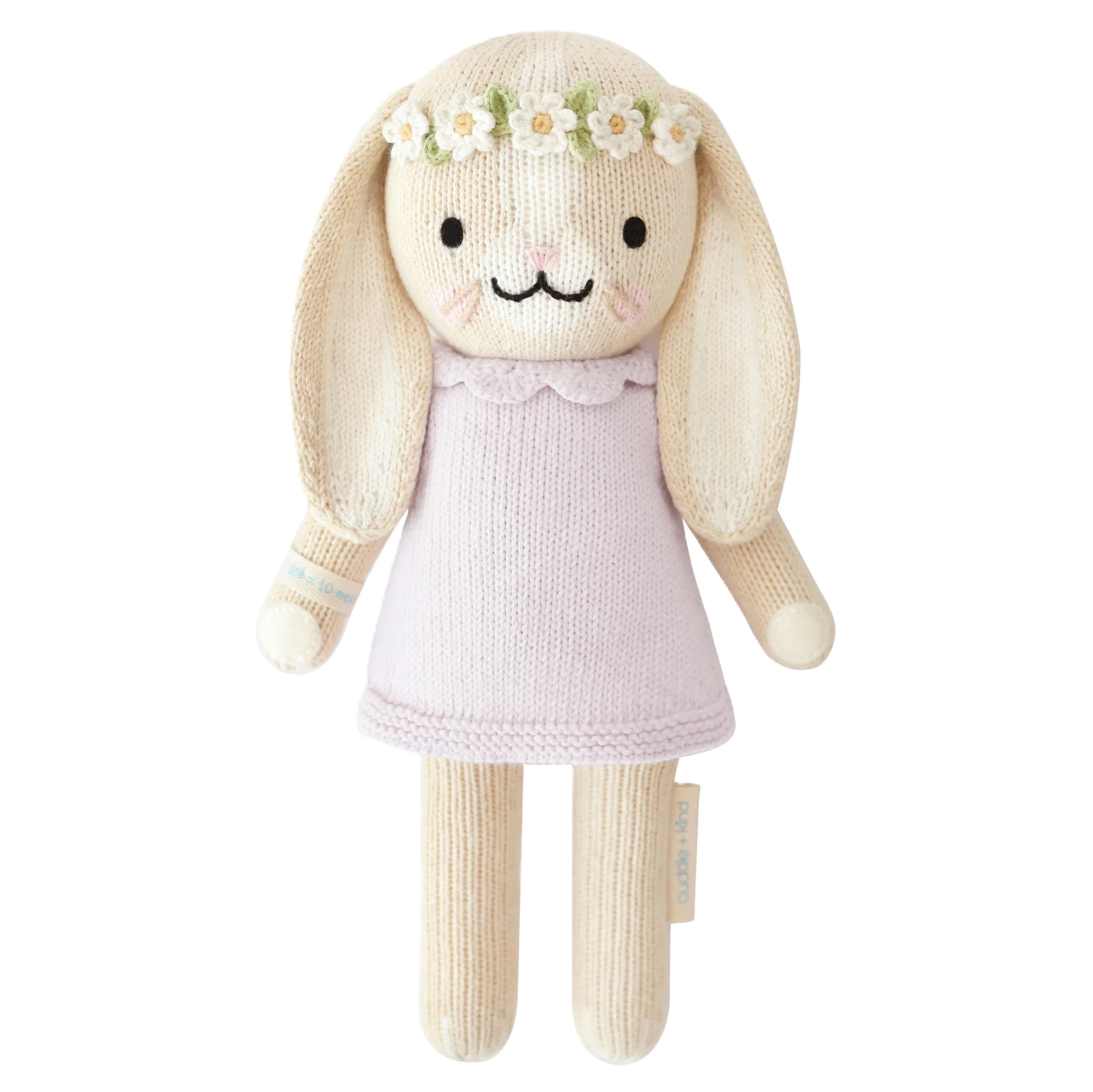 Little Hannah the bunny (lavender) 13 inch