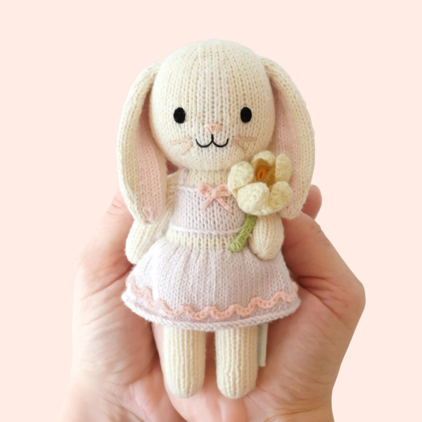 Tiny Lavender the bunny 6 inch - Image 4