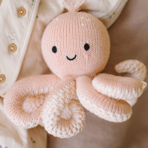 Baby octopus (pink) 7 inch - Image 8