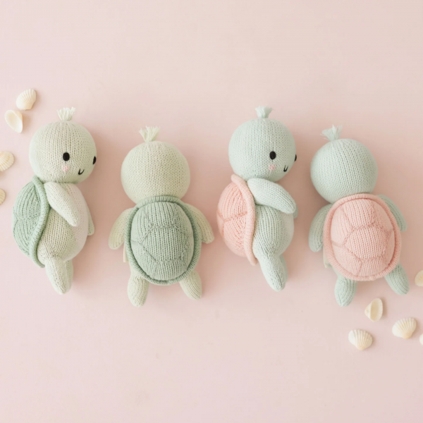 Baby turtle (aqua) 7 inch - Image 6