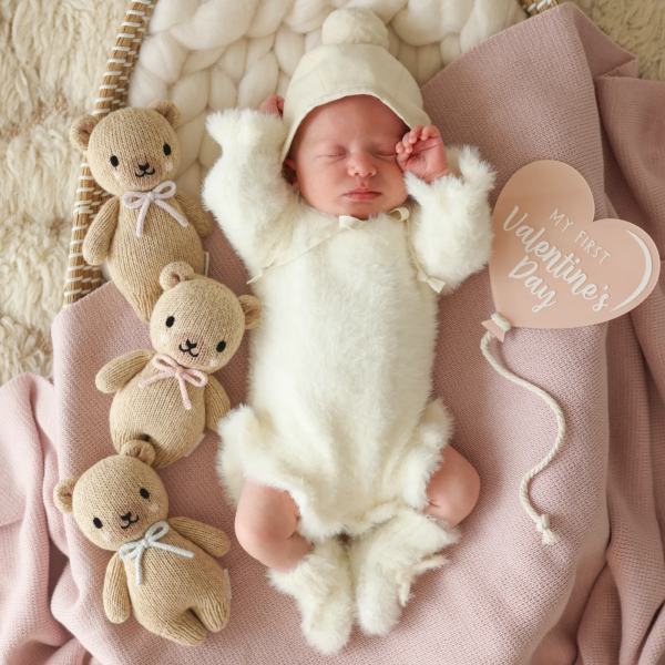 Baby honey bear (robin’s egg blue) 7 inch - Image 4