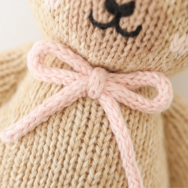 Baby honey bear (blush bow) 7 inch - Image 6