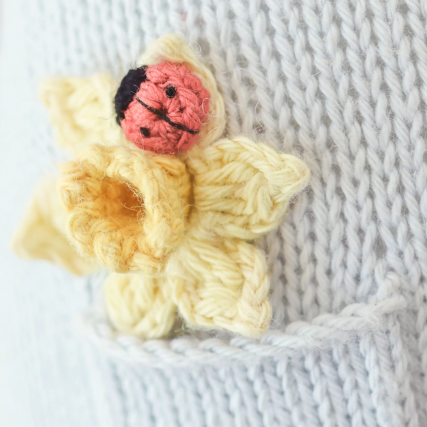 Little Beatrice the mouse (periwinkle) 13 inch - Image 4