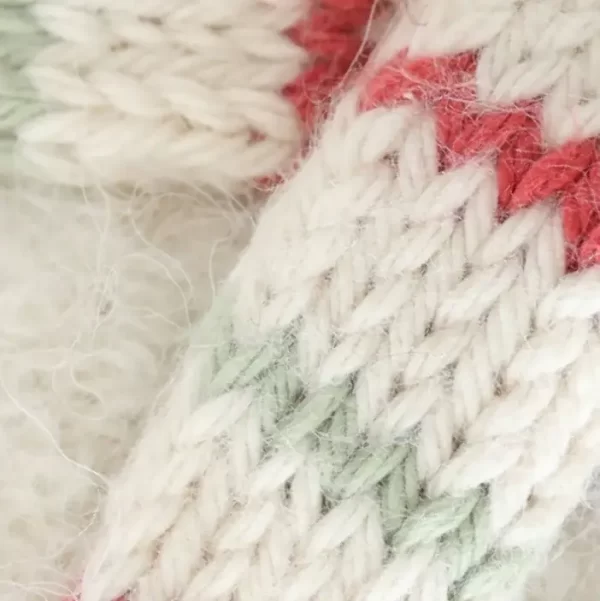 Baby snowman (peppermint stripe) 7 inch - Image 3