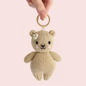 Honey Bear with Flower Bag Charm - Image 2