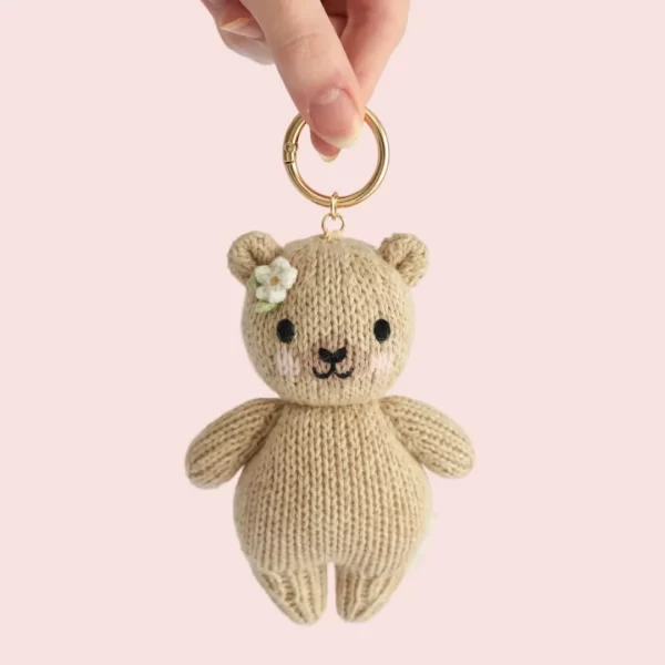 Honey Bear with Flower Bag Charm - Image 2