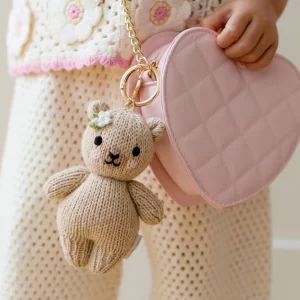 Honey Bear with Flower Bag Charm - Image 3