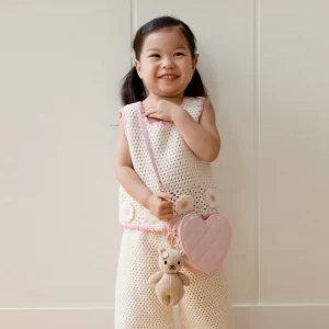 Honey Bear with Flower Bag Charm - Image 4